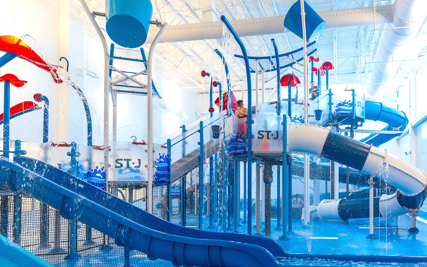 Interactive waterpark at Super, Awesome & Amazing